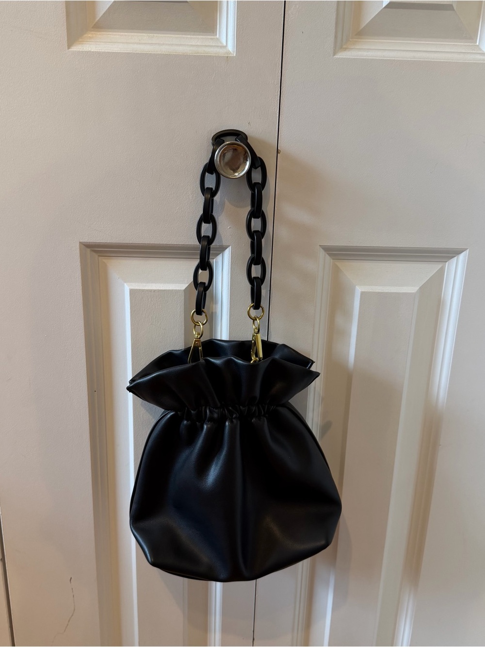 AQUA small bucket bag black